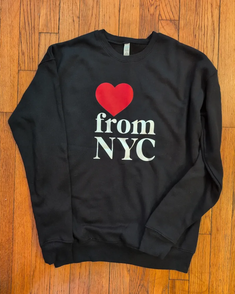 Heart from NYC crewneck