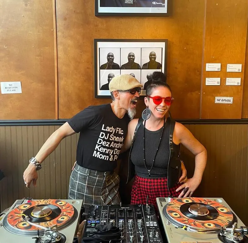 Slipmats, and a no requests sign